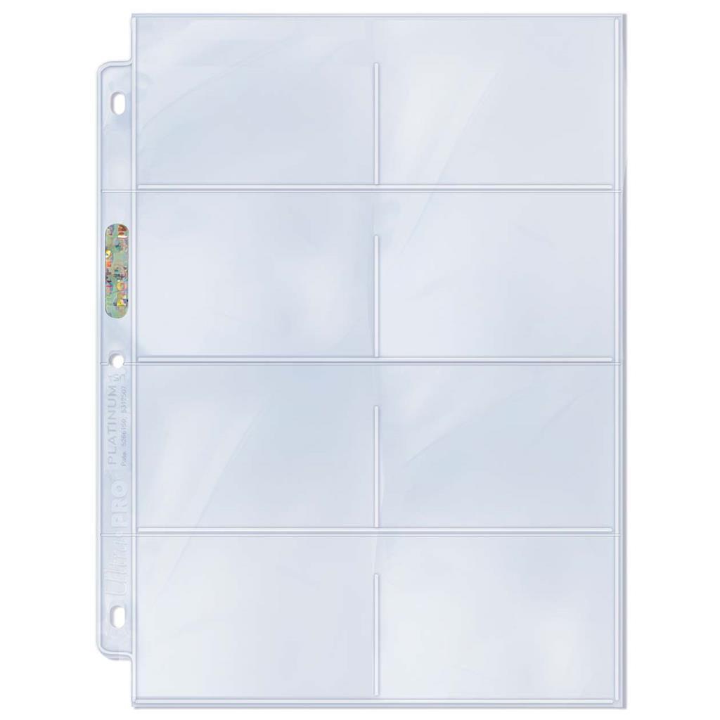 UP - Platinum 8-ficks sidor 3-1/2" X 2-3/4" (100 sidor) Ultra Pro