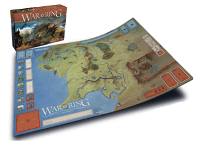 War of the Ring Deluxe Game Mat – Spelmatta i Neopren Ares Games
