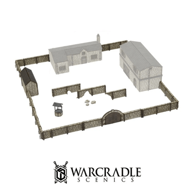 Warcradle Scenics: Normandy Farm - Walls - EN Warcradle Studios