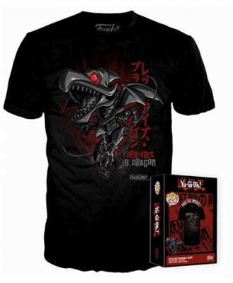 Funko POP Boxed Tee: Yu-Gi-Oh - Red Eyes Black Dragon Funko