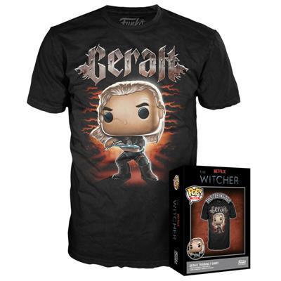 Funko POP Boxed Tee: Witcher - Geralt (EMEA) Funko