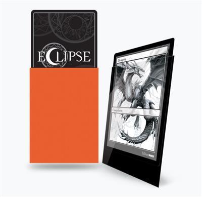UP - Standard Sleeves - Gloss Eclipse - Pumpkin Orange (100 Sleeves)