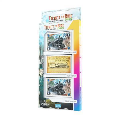 Gamegenic - Ticket to Ride Europe Art Sleeves (168 Sleeves) Gamegenic
