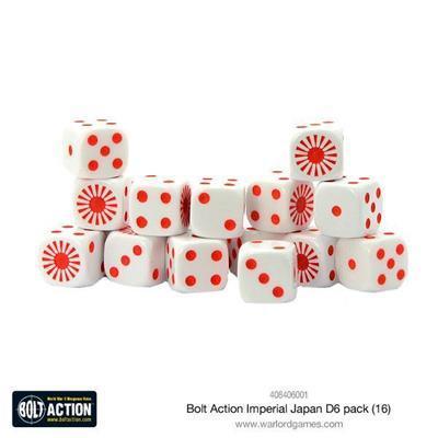 Bolt Action - Imperial Japanese D6 Dice (16)