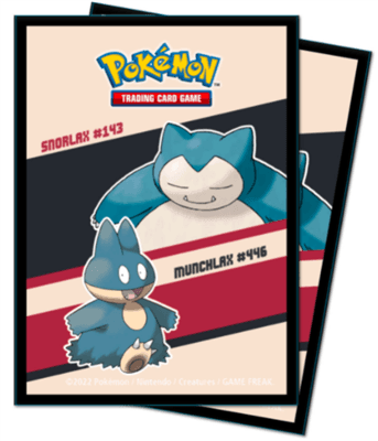 UP - Snorlax & Munchlax Deck Protectors for Pokemon (65 Sleeves)