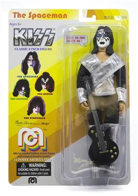 8" KISS - Spaceman (Love Gun) Figur Mego