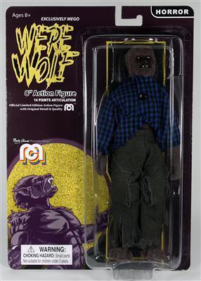 8" Flockad Varulv Figur - Mego Monsters Mego