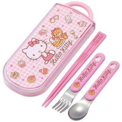 Ätpinnar Spoon Fork Set Sweety pink - Hello Kitty