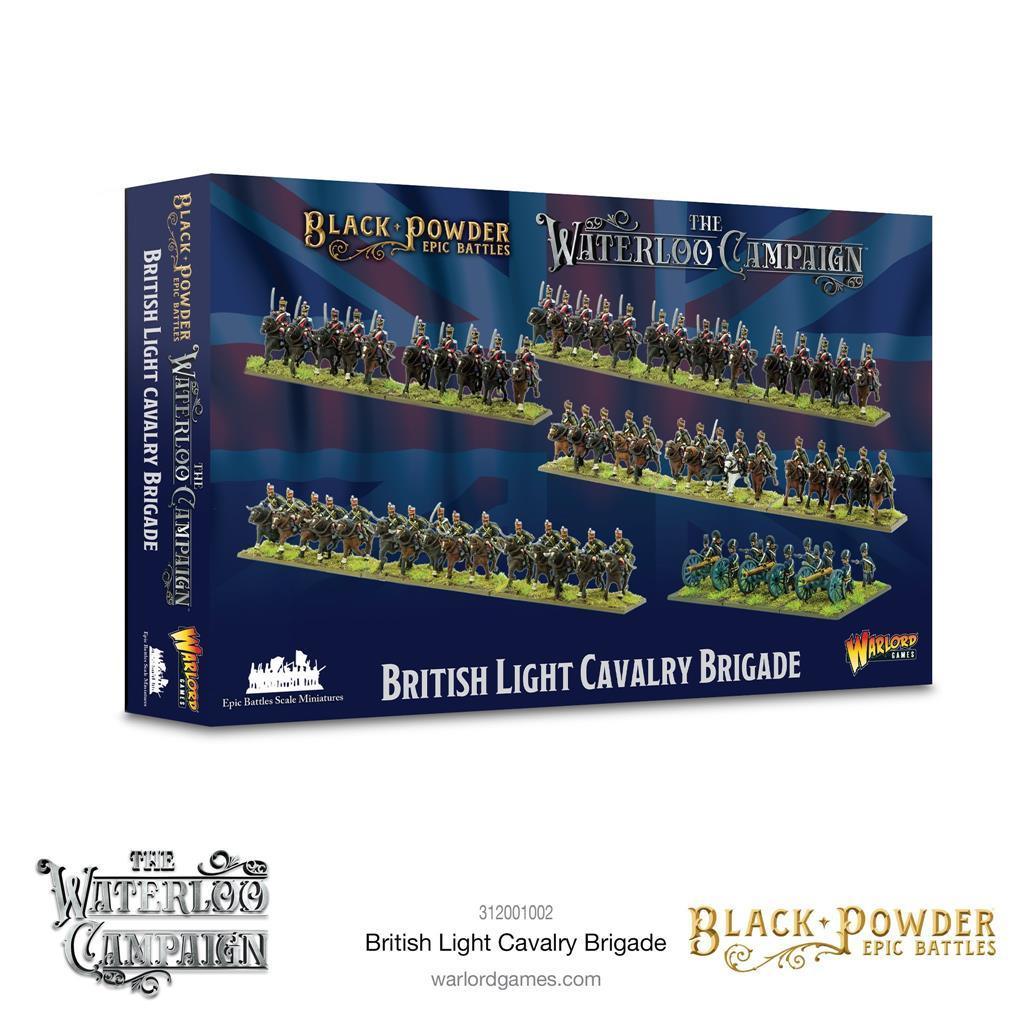 Black Powder Epic Battles: Waterloo - Brittiskt Lätt Kavalleri Brigade Warlord Games