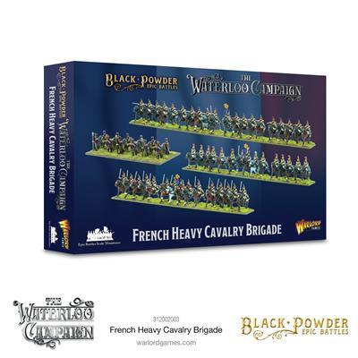 Svart Pulver Episk Strid: Waterloo - Fransk Tung Kavalleribrigad Warlord Games