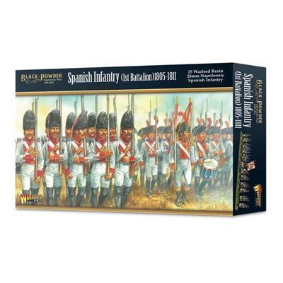 Svart Pulvermål Napoleonska Spanska Infanteri (1:a bataljonen) 1805-1811 Warlord Games