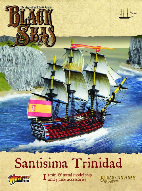 Black Seas: Santissima Trinidad - Spelset med Harts och Metallkit Warlord Games