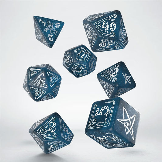 Call of Cthulhu Abyssal & white Dice Set (7)