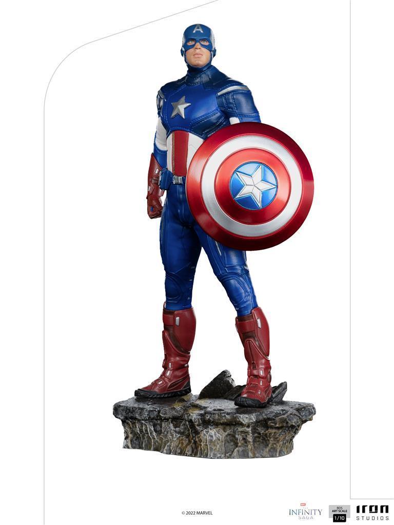 Captain America Battle of NY - The Infinity Saga BDS Art Scale 1/10 Iron Studios & MiniCo
