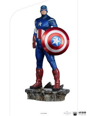 Captain America Battle of NY - The Infinity Saga BDS Art Scale 1/10 Iron Studios & MiniCo