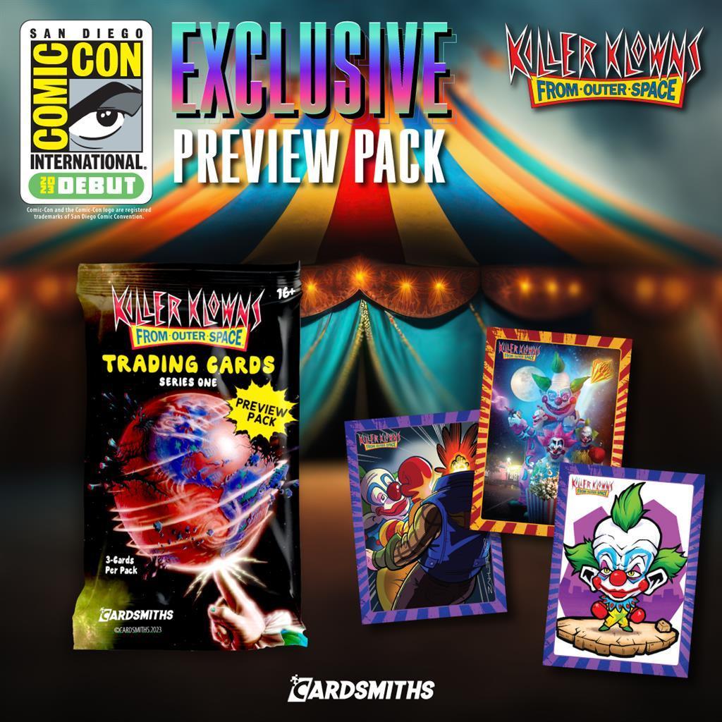 Cardsmiths Killer Klowns Förhandsvisningskortpaket - EN Cardsmiths LLC