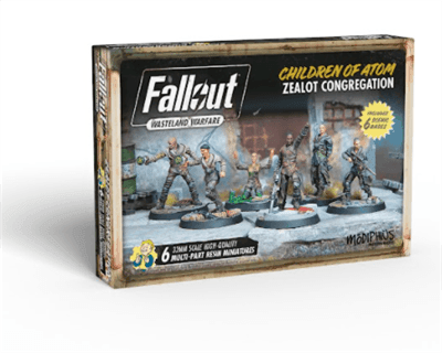 Fallout Wasteland Warfare - Children of Atom: Zealot Congregation Modiphius Entertainment
