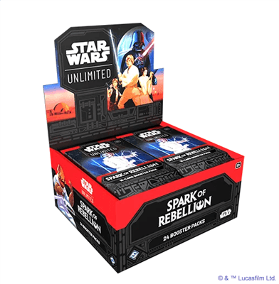 FFG - Star Wars: Unlimited - Spark of Rebellion Booster Display (24 Booster) - EN Fantasy Flight Games