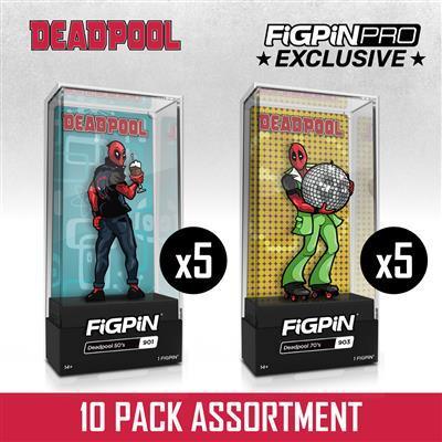 FiGPiN - Deadpool Exklusiv 10 Pack Assortiment FiGPiN