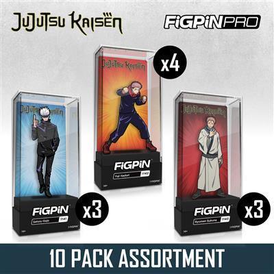 FiGPiN - Jujutsu Kaisen 10 Pack Assortment FiGPiN