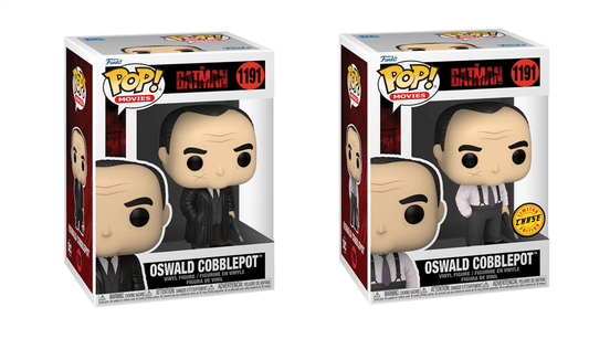 Funko POP Movies: The Batman - Oswald Cobblepot w/Chase (5+1 chase Figur)
