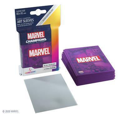Gamegenic Marvel Champions Art Sleeves - Marvel Purple (50+1 Sleeves) Gamegenic