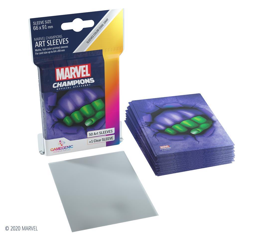 Gamegenic - Marvel Champions Art Sleeves - She-Hulk (50+1 Sleeves) Gamegenic