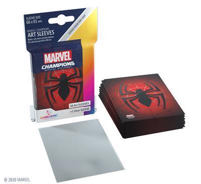 Gamegenic - Marvel Champions Konsthylsor - Spider-Man (50+1) Gamegenic