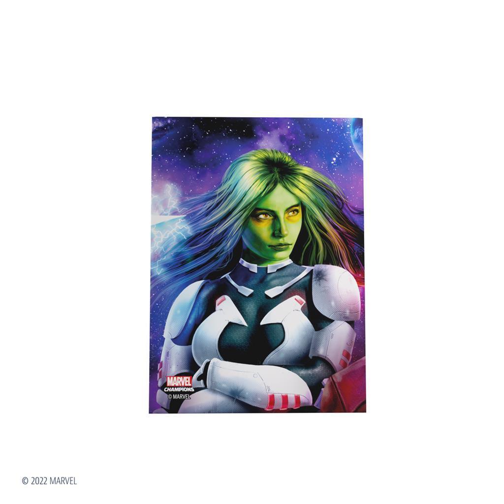 Gamegenic - Marvel Champions FINE ART Sleeves – Gamora (51 Sleeves) Gamegenic