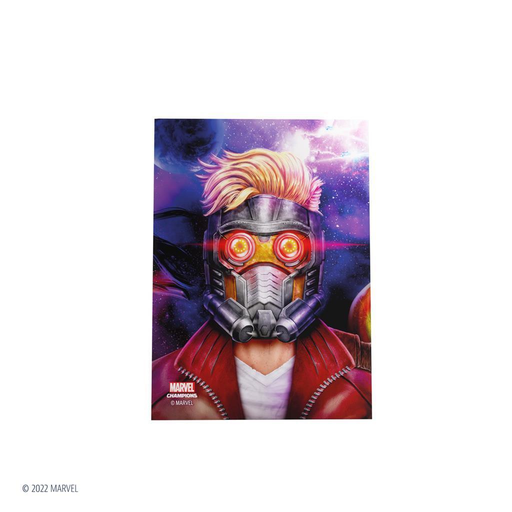 Gamegenic Marvel Champions FINE ART Sleeves – Star-Lord (51 Sleeves) Gamegenic