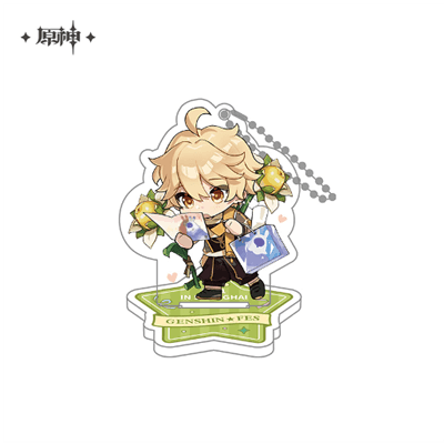 Genshin Impact - Genshin Fes 2021 Acrylic Stand Nyckelring (Traveler Aether) Sakami Merchandise