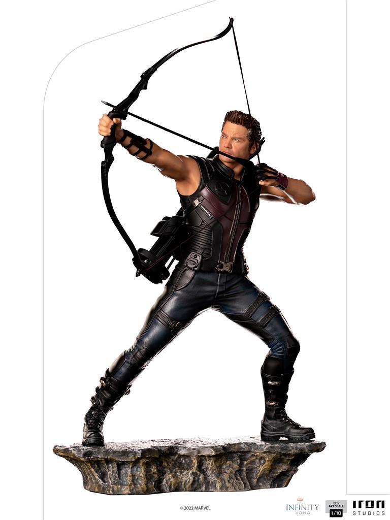 Hawkeye Battle of NY - The Infinity Saga BDS Art Scale 1/10 Iron Studios & MiniCo