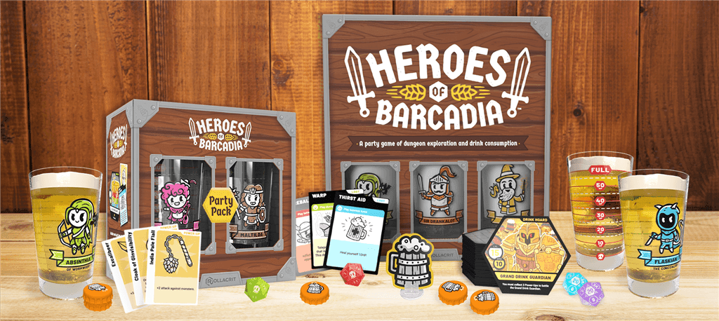 Heroes of Barcadia Party Pack Expansion Rollacrit