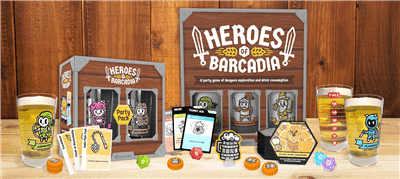 Heroes of Barcadia Party Pack Expansion Rollacrit