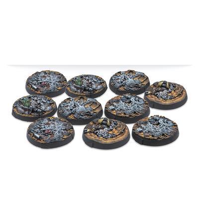 Infinity 25mm Scenery Bases, Delta Series Corvus Belli