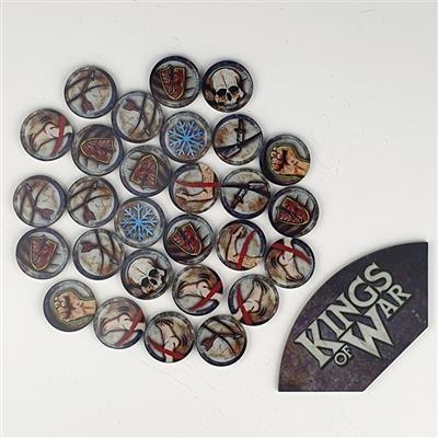 Kings of War - Spelpollettset & Bågmall Mantic Games