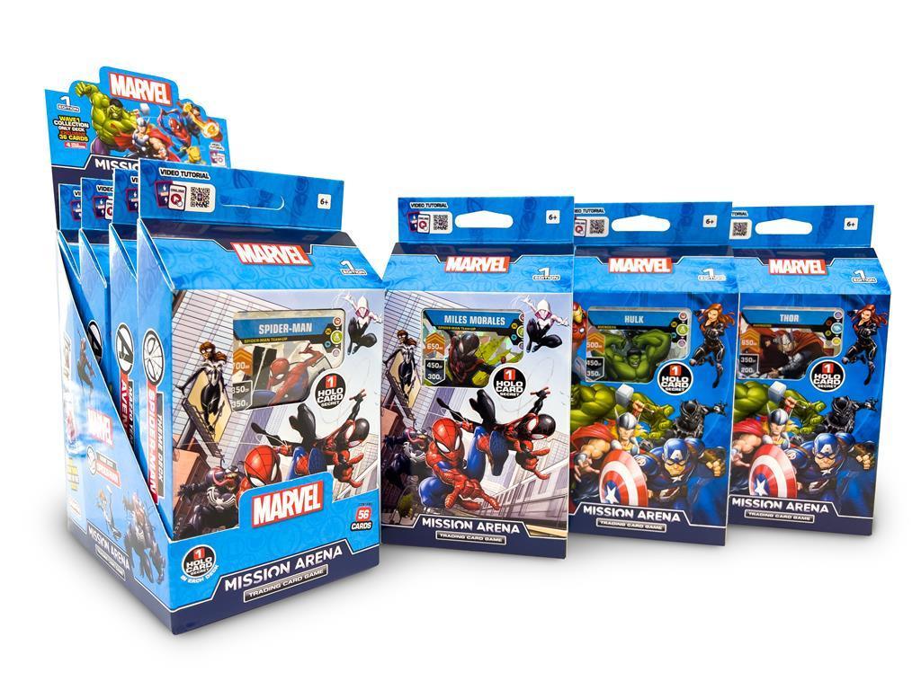 Marvel Mission Arena TCG - Starter Display (4 Decks) - EN Cicaboom