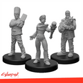 MFC - Cyberpunk Red Miniatures - Edgerunners H - Fixer, Media, Solo Monster Fight Club