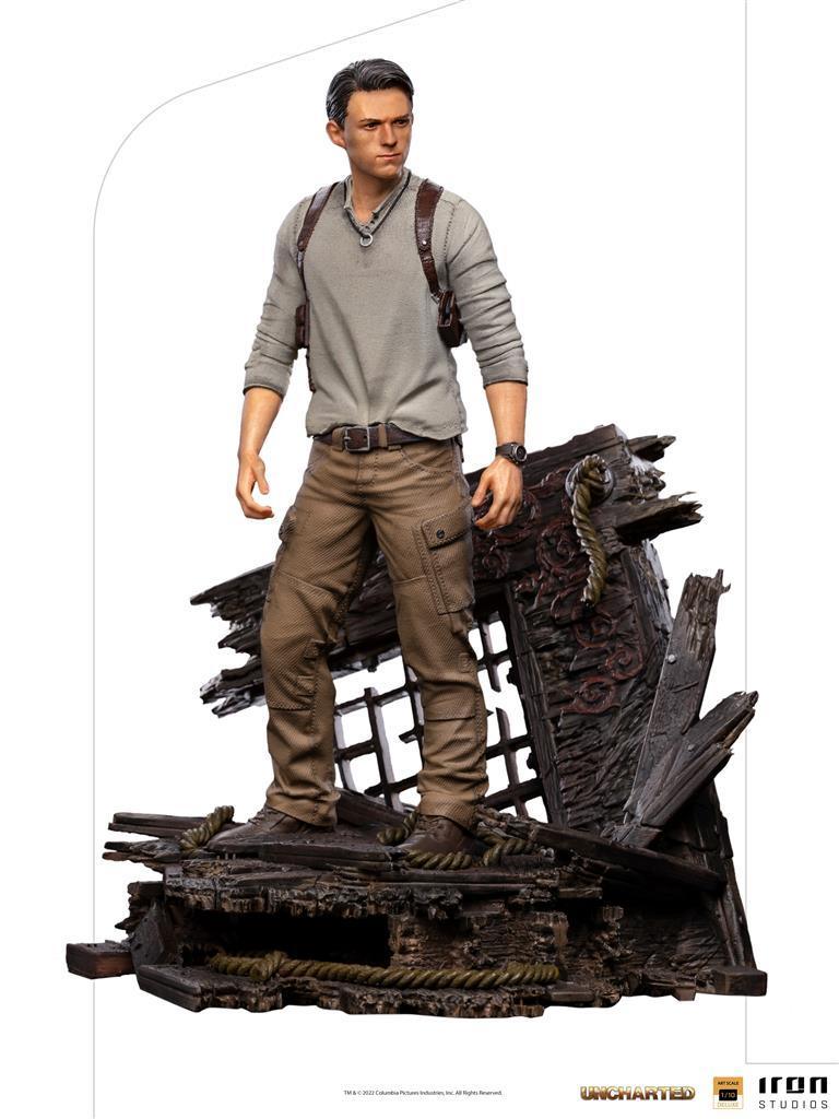 Nathan Drake Deluxe - Uncharted Movie Art Scale 1/10 Iron Studios & MiniCo