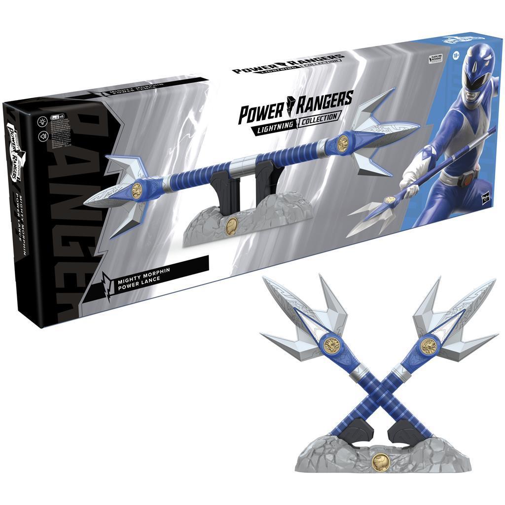 Power Rangers Lightning Collection Mighty Morphin Blue Ranger Power Lance Hasbro