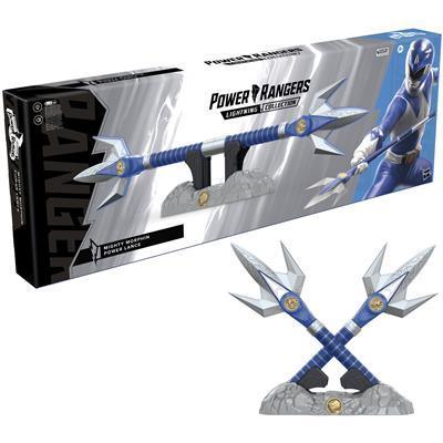 Power Rangers Lightning Collection Mighty Morphin Blue Ranger Power Lance Hasbro