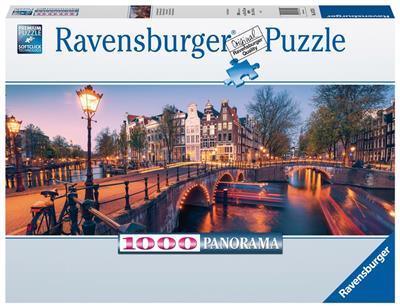 Ravensburger Pussel - Abend in Amsterdam 1000pc