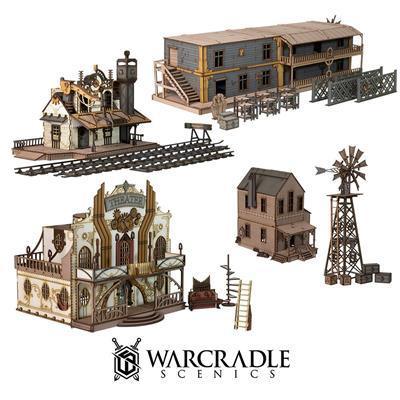 Retribution Town Set – MDF Byggsatser Warcradle Studios