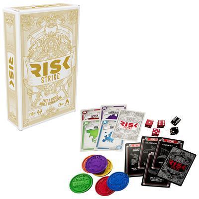 Risk Strike - Strategiskt Kort- och Tärningsspel Hasbro