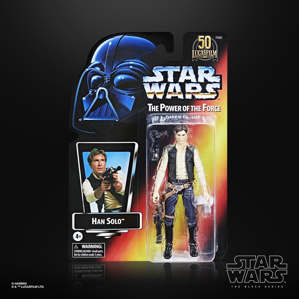 Star Wars The Black Series Han Solo Figur – 50-årsjubileum Hasbro