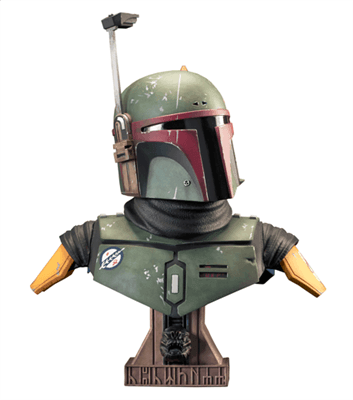 Star Wars The Mandalorian Boba Fett ½ Skala Byst Gentle Giant