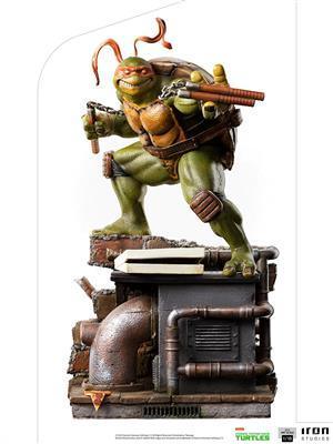 Teenage Mutant Ninja Turtles Michelangelo BDS Staty 1/10 Iron Studios & MiniCo
