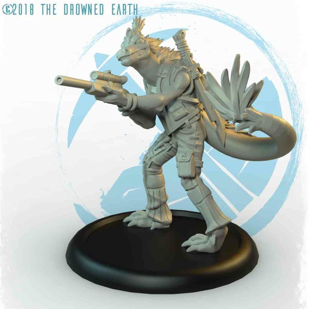 Kohua - Sorrian Jägare från The Drowned Earth Olmec Games