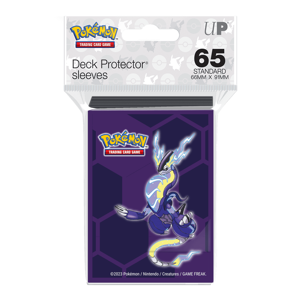 UP - Miraidon Deck Protectors for Pokemon (65 Sleeves)