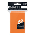UP - Standard Sleeves - Pro-Matte - Non Glare - Orange (50 Sleeves) Ultra Pro